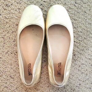 Michael Kors Gold Women's Flats Sz 9.5